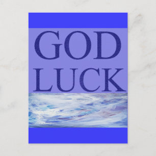 CARTE POSTALE BONNE CHANCE