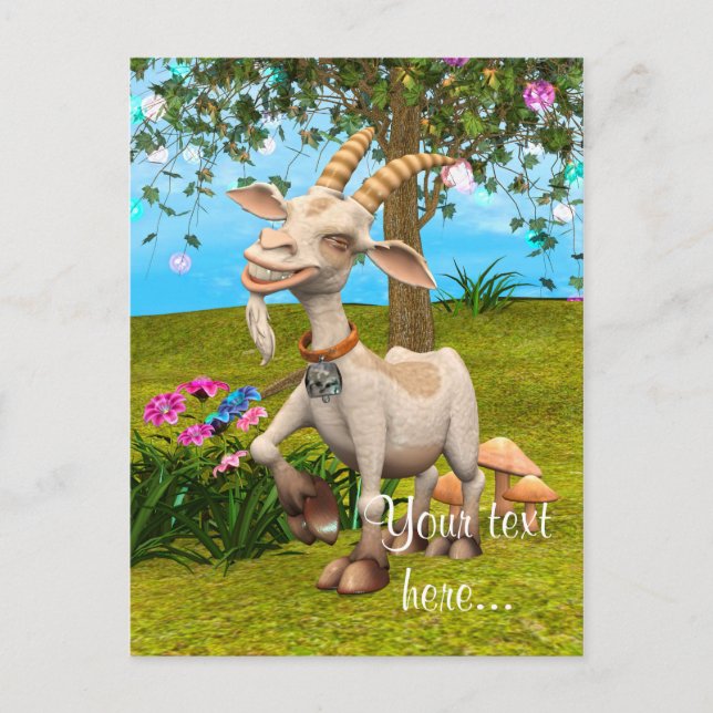 Carte Postale Bonne chèvre (Devant)
