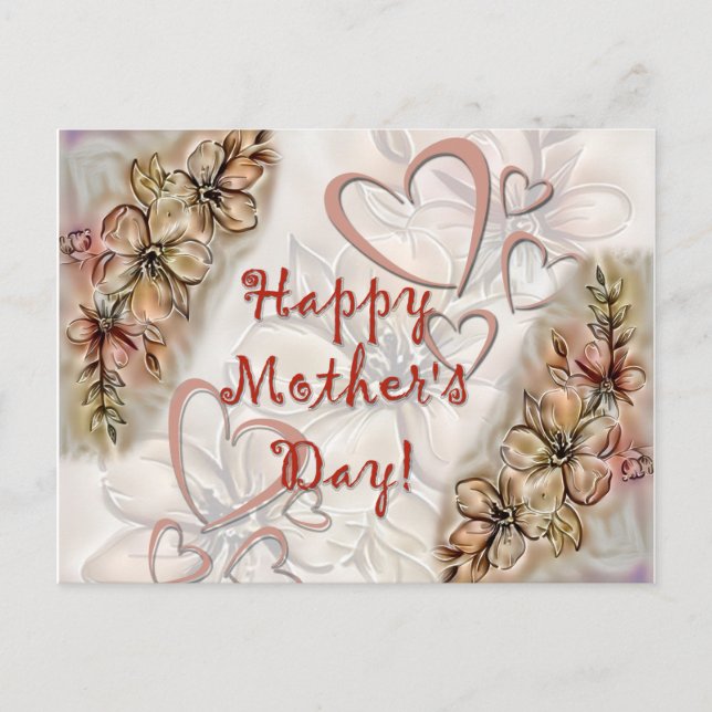 Carte Postale Bonne fête des mères ! (Devant)