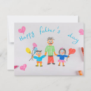 Carte Postale Bonne Fête des pères