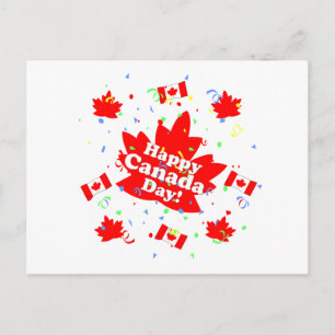 Carte Postale Bonne fête du Canada