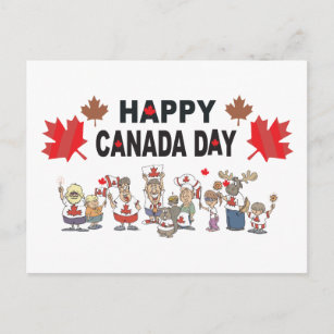 Cartes Postales Joyeux Anniversaire Canada Originales Zazzle Ca