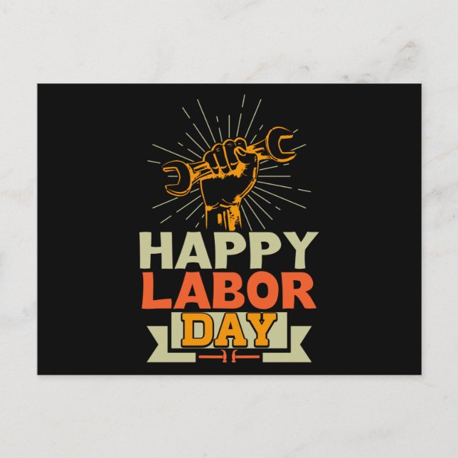 Carte Postale Bonne fête du travail (Devant)