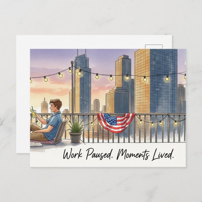 Carte postale Bonne Fête du Travail (Devant / Derrière)