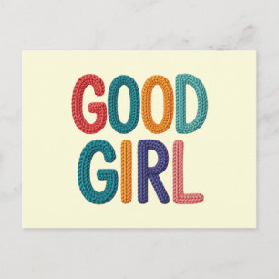 Carte Postale Bonne Fille