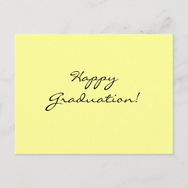 Carte Postale Bonne Graduation ! (Devant)