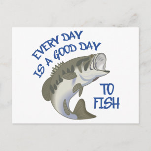 Carte Postale Bonne journée aux poissons