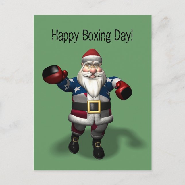 Carte Postale Bonne journée de boxe ! (Devant)