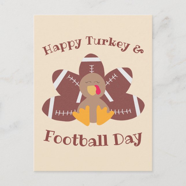 Carte Postale Bonne Journée De La Turquie Et Du Football (Devant)
