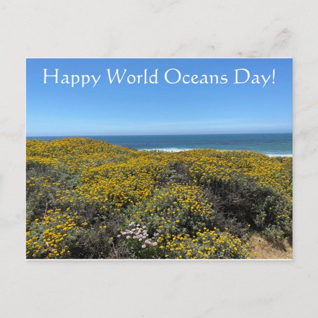 Carte Postale Bonne Journée mondiale des océans ! (Devant)
