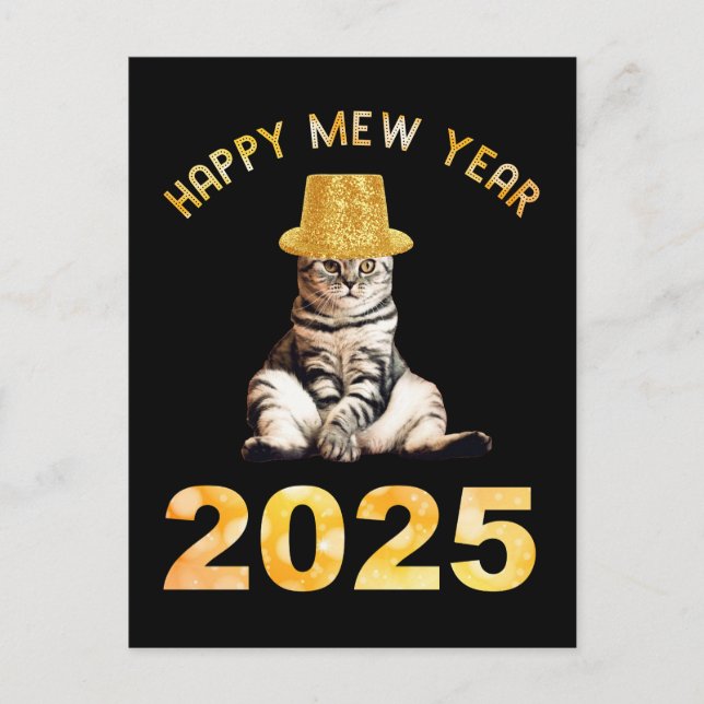 Carte Postale Bonne nouvelle année 2025 (Devant)