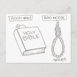Carte Postale Bonne nouvelle ! (Bible) Mauvais noeud (noeud de l