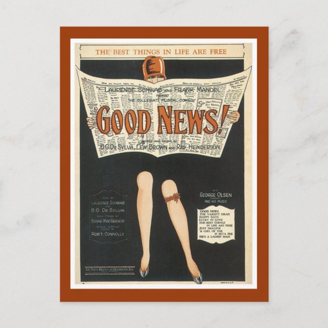 Carte postale - Bonne nouvelle Les meilleures chos (Devant)