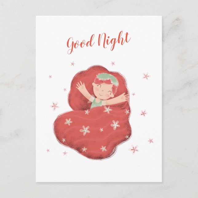 Carte Postale Bonne nuit (Devant)
