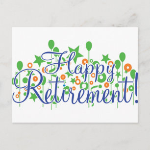 Carte Postale Bonne retraite