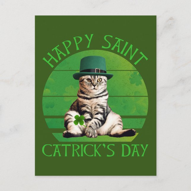 Carte Postale Bonne Saint Catrick (Devant)