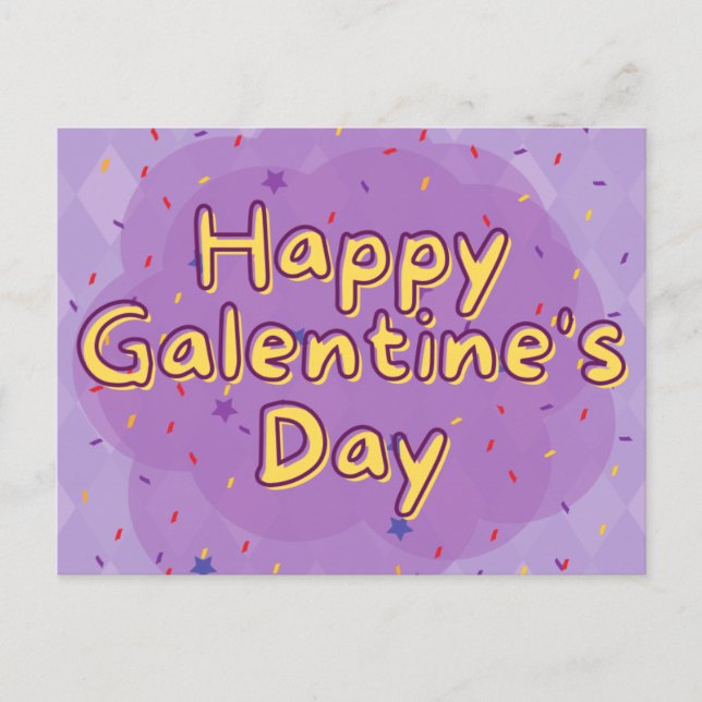 Carte Postale Bonne Saint-Valentin de Galentine Platon (Devant)