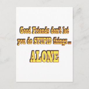 Carte Postale Bons amis