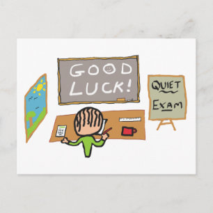 Carte Postale Bons examens de chance