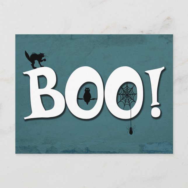 Carte Postale Boo ! (Devant)