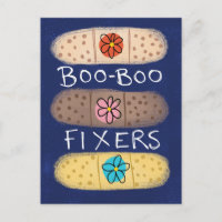 Carte postale Boo-Boo Fixer Bandaids