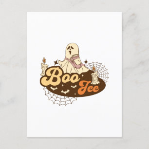 Carte Postale Boo-Jee Ghost Halloween drôle