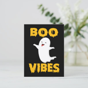 Carte Postale Boo Vibes - Drôle Halloween 2022