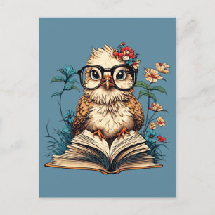 Carte Postale Bookish Bird