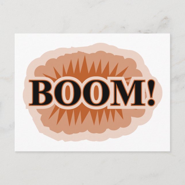 Carte Postale Boom (Devant)