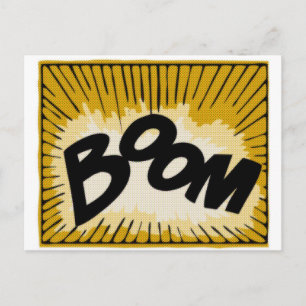 CARTE POSTALE BOOM