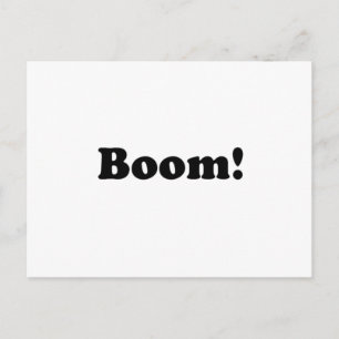 Carte Postale Boom !