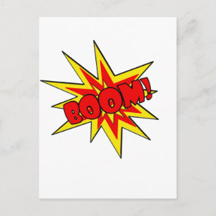 Carte Postale Boom ! Dessin SFX