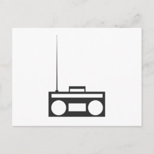 Carte Postale Boombox