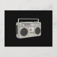Boombox basse 80s musique rétro hip hop rap