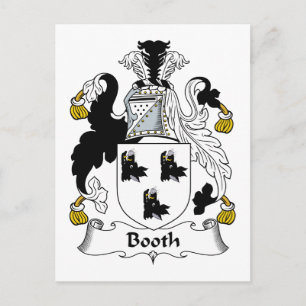 Carte Postale Booth Family Crest