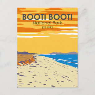 Carte Postale Booti Booti Parc National Australie Vintage
