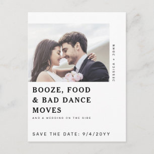 Carte Postale Booz, Nourriture, Danse Mauvais Mariage Drôle Enre