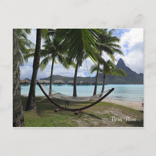 Carte Postale Bora Bora Hammock (Devant)