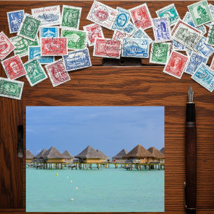 Carte Postale Bora Bora Paradise, Bungalow Dreams