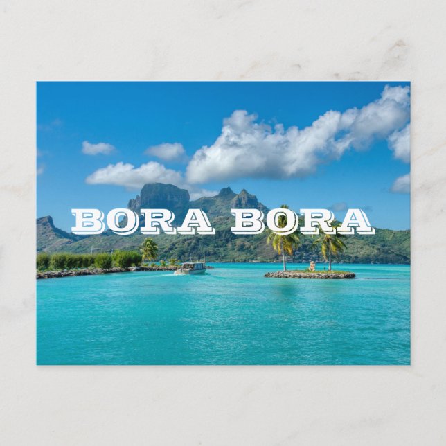 Carte Postale Bora Bora Polynésie Balade sur les îles tropicales (Devant)