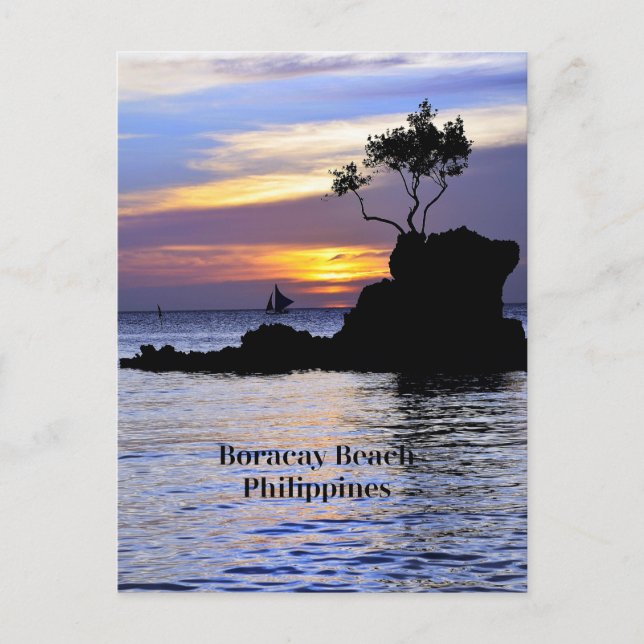 Carte Postale Boracay Beach, Philippines, (Devant)