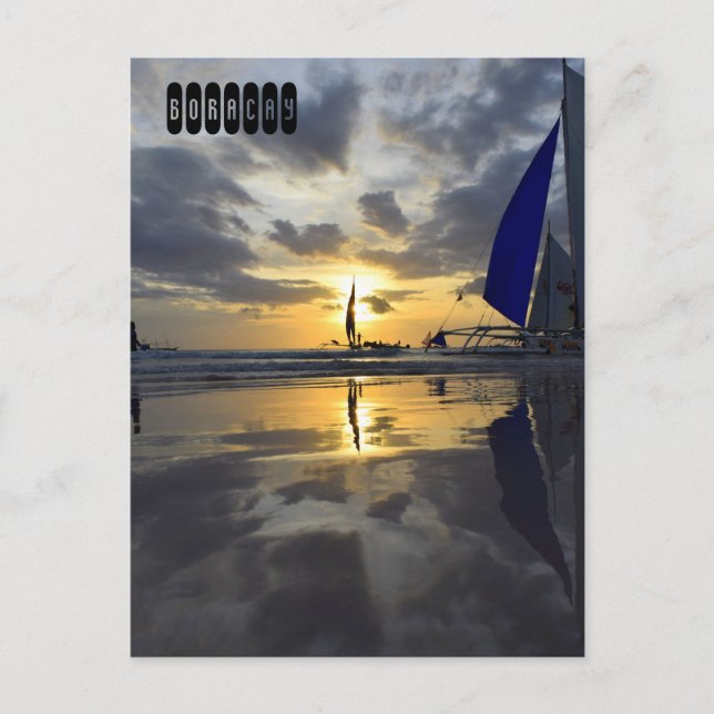 Carte Postale Boracay des Philippines (Devant)