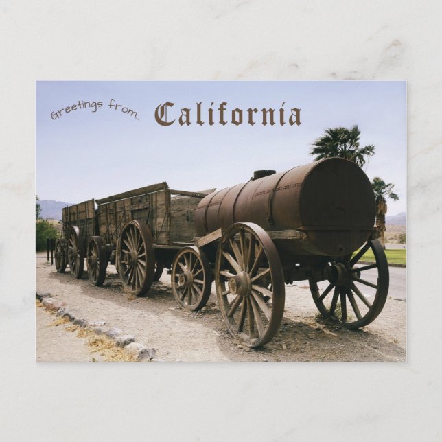 Carte Postale Borax Wagon Death Valley Californie (Devant)