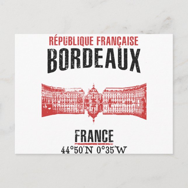 Carte Postale Bordeaux (Devant)
