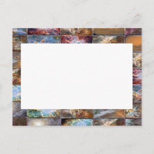 Carte Postale Bordure artistique - Ajoutez votre texte ou votre 