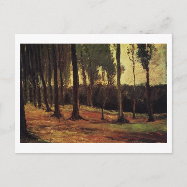Carte Postale Bordure d'un bois, Vincent van Gogh (Devant)
