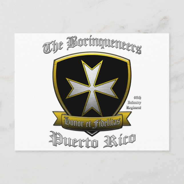 Carte Postale Borinqueneers (Devant)