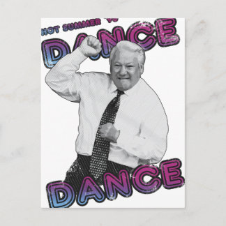 Carte Postale Boris Yeltsin Danse Danse Été chaud 1996