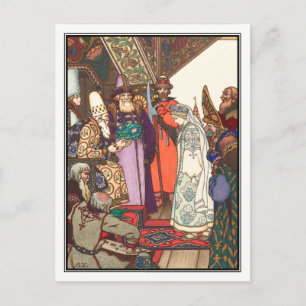 Carte Postale Boris Zvorykin - La neigée