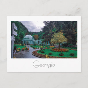 Carte Postale Borjomi Georgia Sources d'eau chaude Caucuses Mont